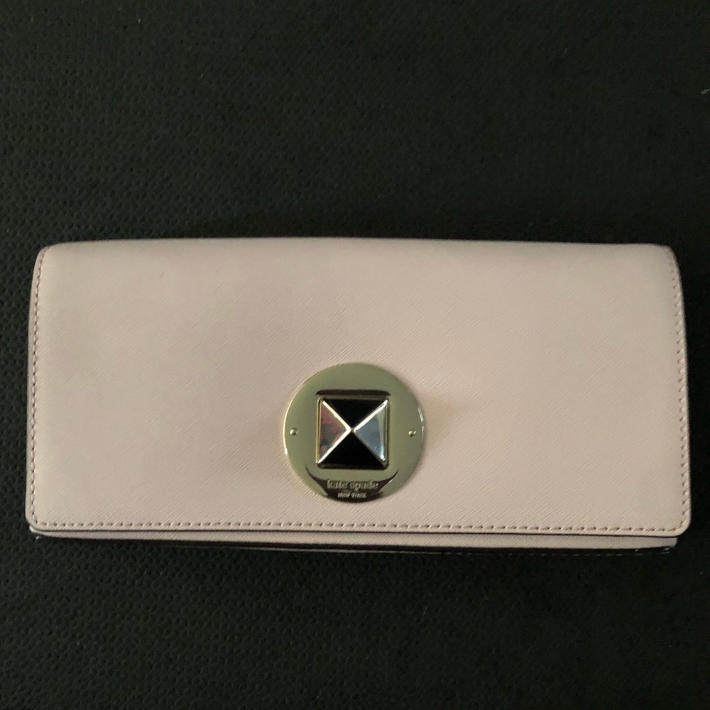 Kate Spade light pink clutch